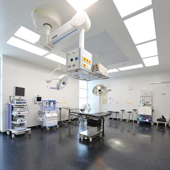 Operačná sála Plne vybavená operačná sála na Avelane clinic s modernou technológiou