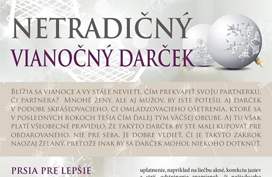 Netradičný vianočný darček