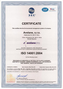 ISO Certifikát