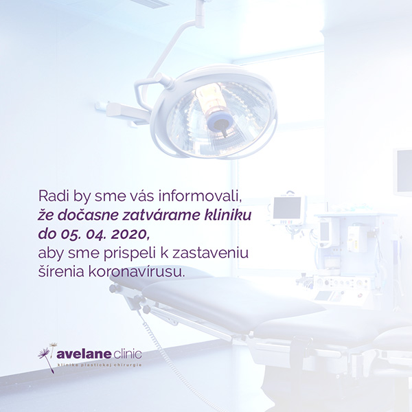 Dočasné zatvorenie kliniky.